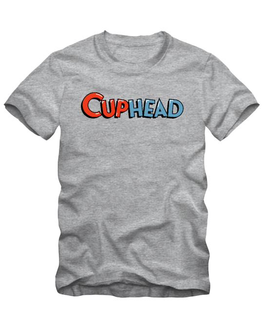 Marškinėliai Cuphead logo